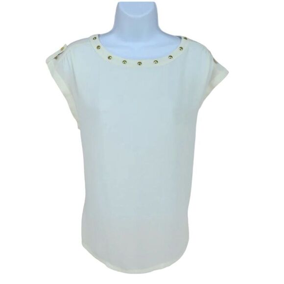 ✨Forever 21 Studded Chiffon Sleeveless Blouse✨ - Picture 1 of 6